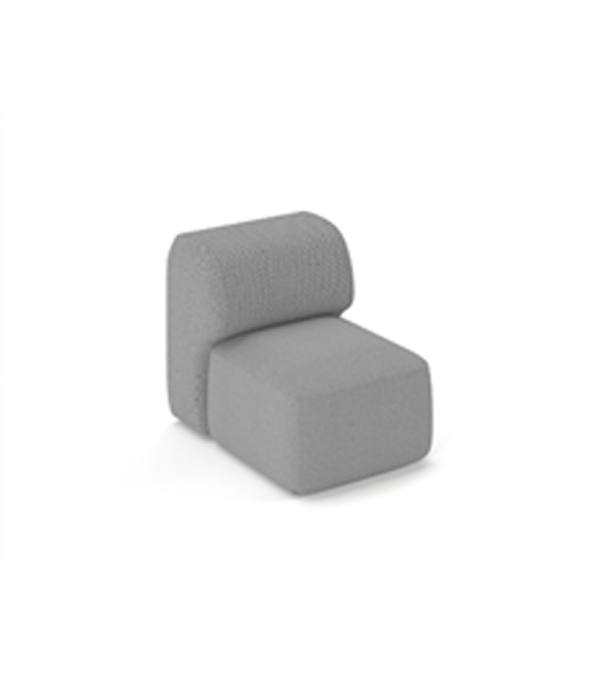 SNG002S - Snuggle modular soft seating small sofa with back - made to order